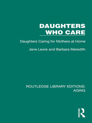 cover image of Daughters Who Care